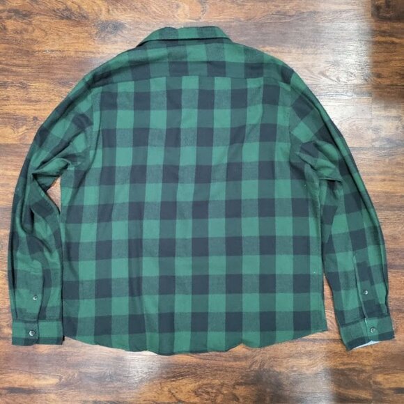 Tailored Vintage Luxe Performance Retro Preppy Dad Plaid Shirt Mens Size XL - Picture 2 of 11